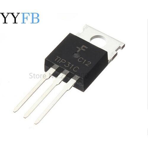 New TIP31C TO-220 NPN Darlington Transistor Output 100V 3A Transistor