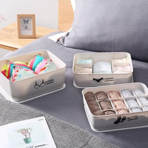 Underwear Organizer Storage Boxes Adjust Partition Drawer Closet Wardrobe Organizers Storage Boxes For Bras Underwear Socks
