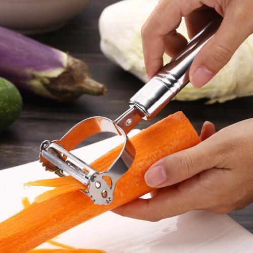 Fruit Vegetable Peeler Cutter Slicer Melon Gadget Peeler&Julienne Stainless Steel Potato Carrot Grater Planing Kitchen Tool