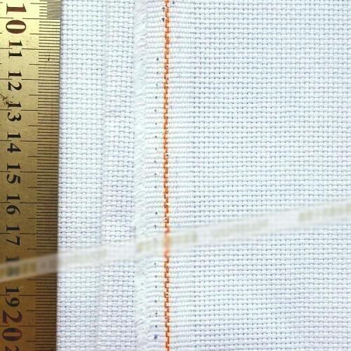 16CT 1m*1.5m Aida Cloth 100% Cotton Golden Linen cloth 14ct DIY Cross Stitch Fabric 100% Cotton High Quality cross embroidery