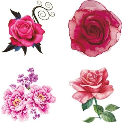 Waterproof Tattoo Stickers Face-stick Arm Personalized Tattoo Beautiful and Lovely Stickers Environmental