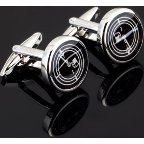 High quality automotive speedometer Design Engineer oil gauge Cufflinks men French shirt cuff Cufflinks Wedding buttons