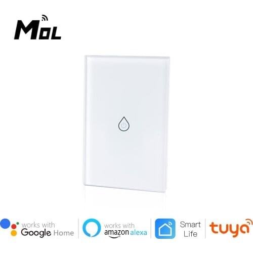 WiFi Smart Boiler Switch Water Heater Smart Life Tuya APP Remote Control Alexa Echo Google Home Voice Control Glass Panel