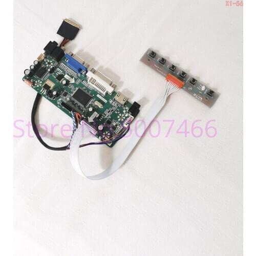 For LTN173KT03-B01/H01/W01/301 laptop LCD panel LED 40Pin LVDS 1600*900 M.NT68676 screen controller drive board VGA+DVI kit