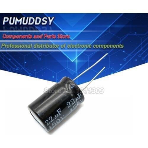10PCS Higt quality 450V22UF 16*25mm 22UF 450V 16*25 Electrolytic capacitor