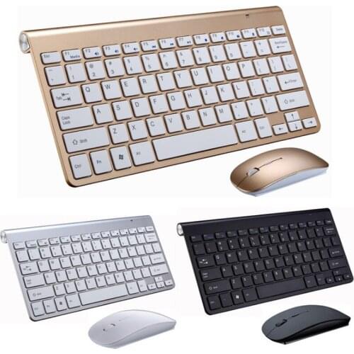 2.4G Wireless Keyboard and Mouse Protable Mini Keyboard Mouse Combo Set For Notebook Laptop Mac Desktop PC Computer Smart TV PS4