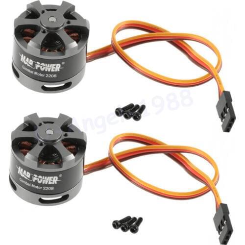 2pcs/lot Brushless Gimbal Motor 2208 80T For Gopro CNC Digital Camera Mount FPV