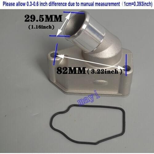 Aluminium Engine Thermostat Housing Radiator Coolant Water Pipe For Chevrolet Optra Suzuki Forenza Reno Daewoo Leganza Nubira