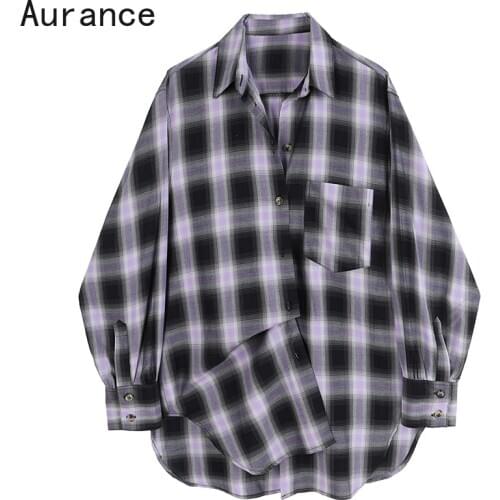 Aurance Women's Plaid Shirts