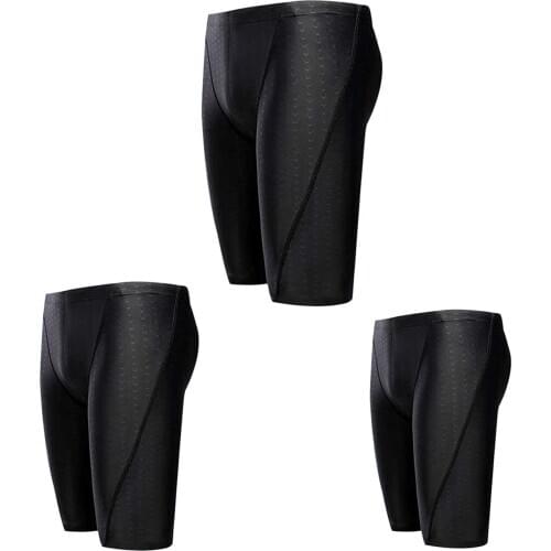 Quick Dry Swim Jammers for Men, Shark Grain Men Swim Trunks Swimsuit Bathing Suits