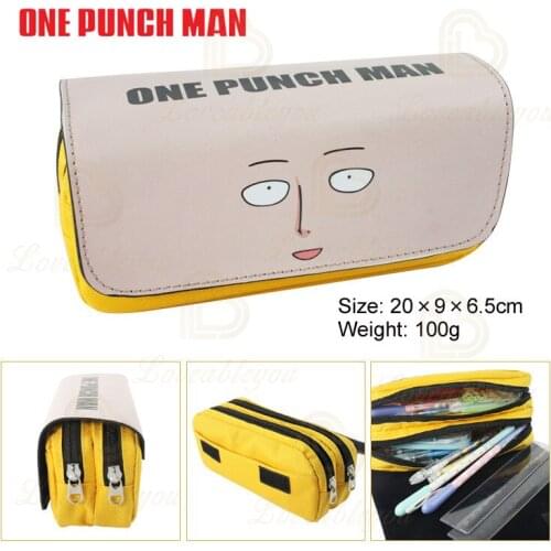 New ONE PUNCH-MAN Pencil Case Cute Kids Gifts School Supplies Beautiful Children Boys Girls Makeup Bags