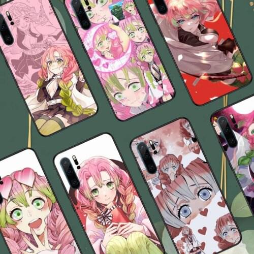 Kimetsu no Yaiba Mitsuri Kanroji Phone Case For Huawei honor Mate P 10 20 30 40 i 9 8 pro x Lite smart 2019 nova 5t funda coque