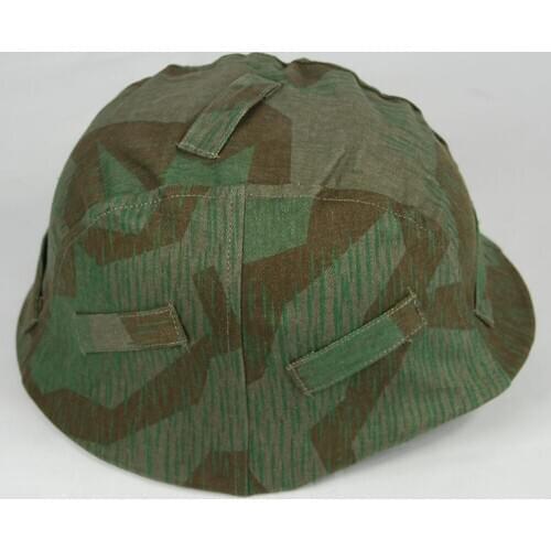 WWII GERMAN WH ELITE FIELD SPLINTER CAMO M35 M40 M42 REVERSIBLE HELMET COVER