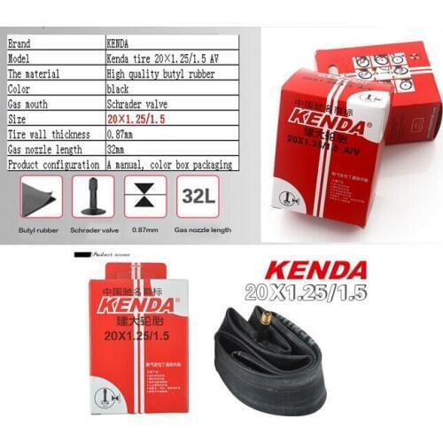 Strong 20X1.25/1.5 A/V Road Bike Bicycle Cycling Inner Tube Tire Schrader valve