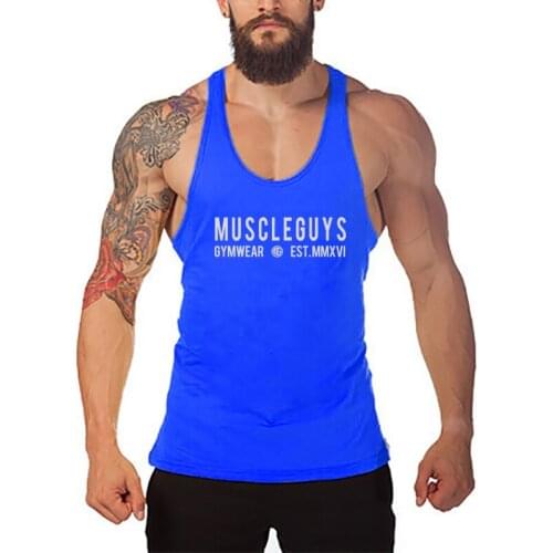 New Fitness Sport Mens Brand Fashion Cotton Sleeveless Shirts Tank Tops Men Singlets Bodybuilding Workout Gym Fitness Vest