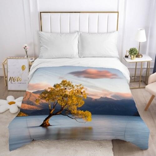 Landscape Duvet cover Quilt/Blanket/Comfortable Case 140x200 240x220 240x260 Queen King Single Bedding for Home tree
