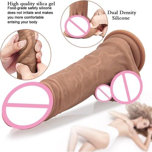 Promotion Sex Toy For Women Dildos Huge Cock Female Masturbator Realistic Penis Strong Suction Cup Large Dick Dildos For Men Gay