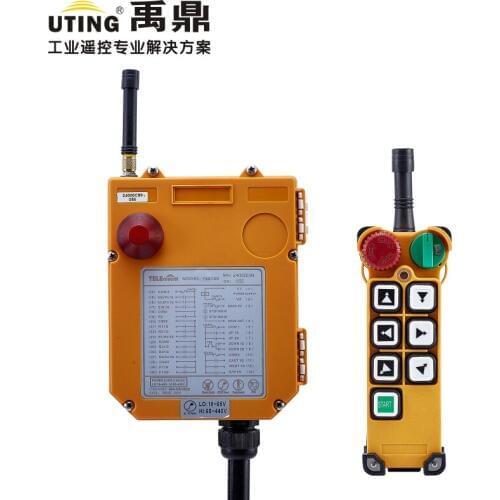 Telecontrol UTING F24-6D Industrial Radio Remote Control AC/DC Universal Wireless Control for Crane 1 Transmitter 1 Receiver