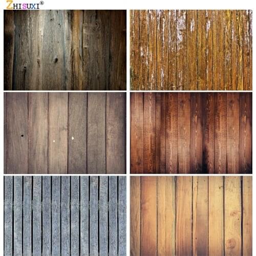 SHISUI Vinyl Retro Wooden Floor Portrait Photography Backdrops For Photo Studio Background Props 21213 CCMM-06