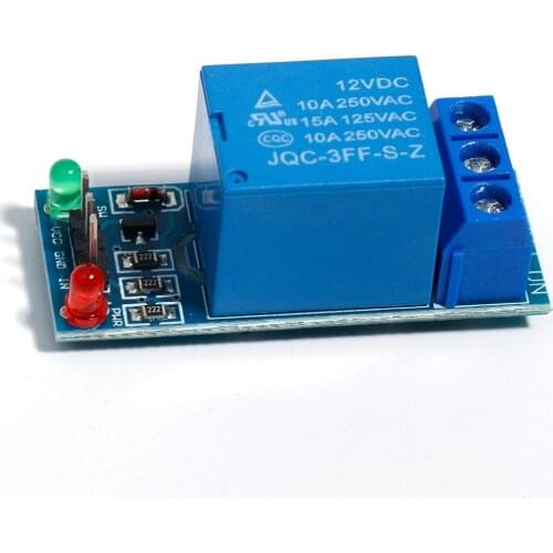 10PCS 1-way relay Power supply module 12V low level trigger extension plate