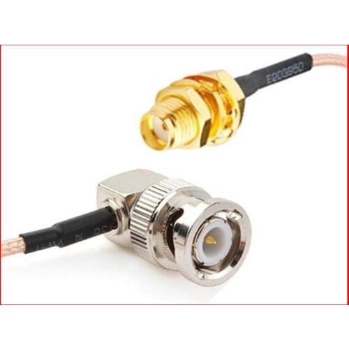 10 pcs 15CM Extension cable BNC Plug RA to SMA Jack RG316 for Motorola MX360, STX