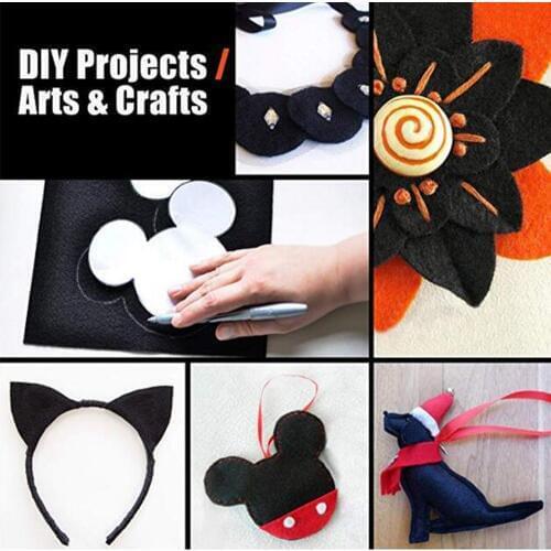 10pcs Sticky Back Self Adhesive Sheets Felt Velvet Velour Fabric Craft Sticker Water Resistant Jewelry Box Protector Pads