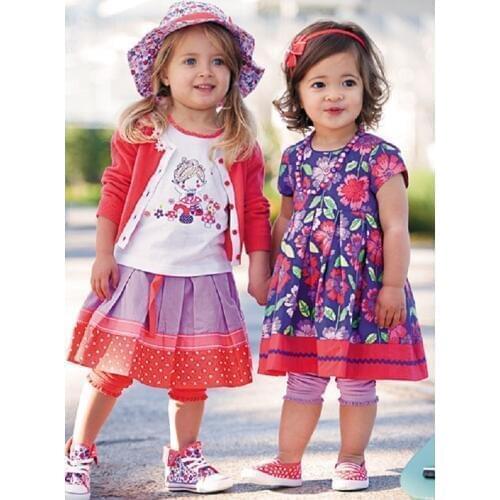 2017 Floral Lace Baby Girls Dresses Children Clothing Rose Print Sleeveless Evening Dress Summer Cotton Girl Clothes Kid jumper