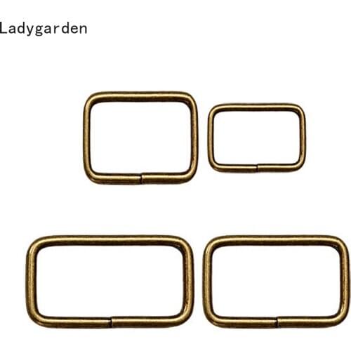 5PCS 20/25/32/38mm Rectangle Metal O D Ring Buckles for Bags Webbing Belt Strap Shoes Adjuste DIY Hardware Accessories