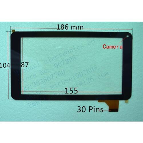 7inch 186X104MM 7 inch capacitive screen tablet pc touch screen handwriting FM711501KA touch screen external screen