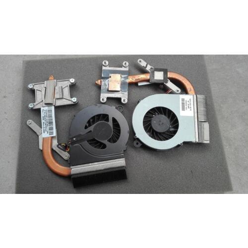 USED working good cooler for HP CQ42 CQ62 G42 G62 INT CPU cooling heatsink with fan 595833-001 617646-001 597786-001 603847-001