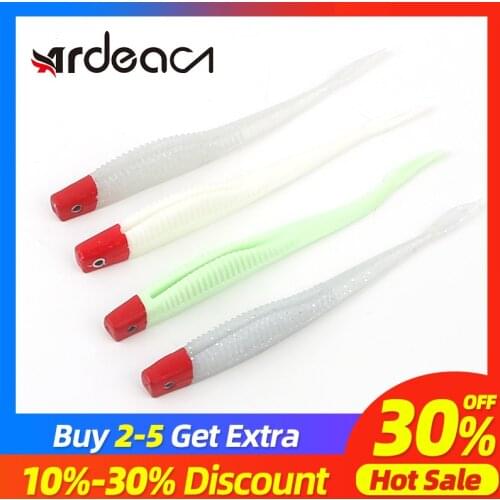Ardea Silicone Bait 125mm 7g 3pcs Soft Lure Forked Tail Jerkbait Shad Jigging Wobblers Fishing Lure Double Color Bass Pike Peche