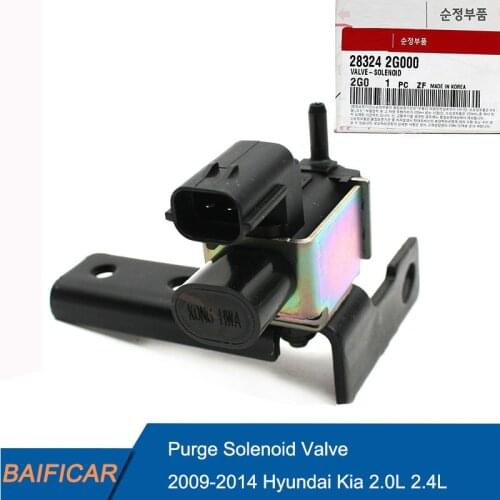 Baificar Brand New Genuine Purge Solenoid Valve 28324 2G000 For 2009-2014 Hyundai Santa Fe Kia 2.0L 2.4L Sorento Sportage IX35