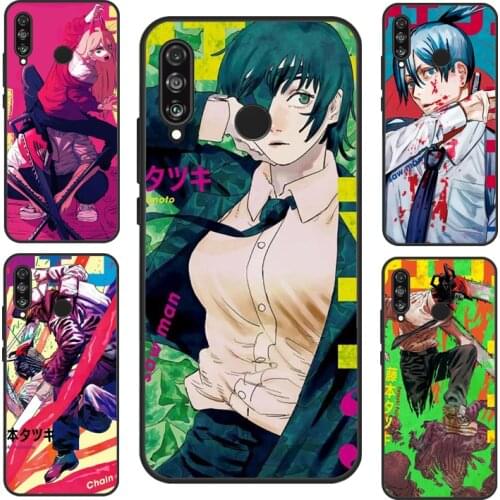 Anime Chainsaw Man For Huawei P20 Lite P30 P40 Pro P Smart 2019 2021 Nova 5T Case For Honor 10i 20 8A 8X 9X