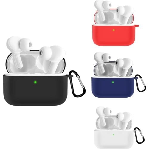 Earphone Case For Huawei Honor Earbuds X1 Silicone Case Protective Shell For Earbuds X1 Protective Shell With Hook Accessories