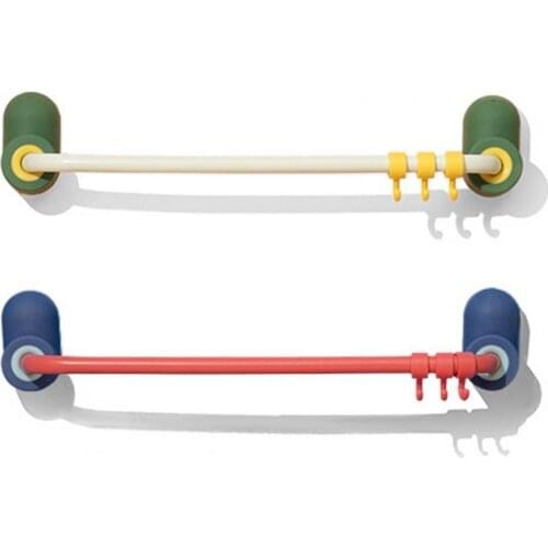 Towel Holder Self-adhesive Hanging Waterproof Wall Mounted Storage Rack for Bathroom