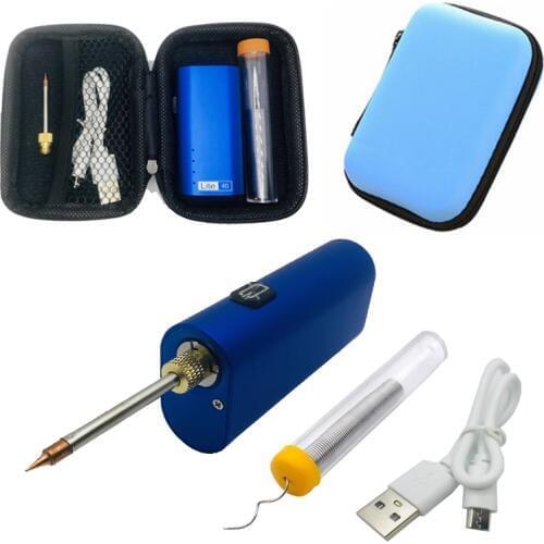 5V 50W Electric Soldering Iron Kit Wireless Charging Soldering Iron portable with USB Welding Tools Android interface charging