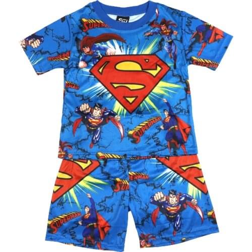 Boys Sets Summer 2021 New Childrens Clothing Childrens Pajamas Boy Home Service Clothes 3-8 Years Old Two-piece