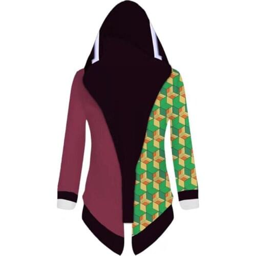 Demon Slayer: Kimetsu no Yaiba Cosplay Costume Coat Tomioka Giyuu Jackets Halloween
