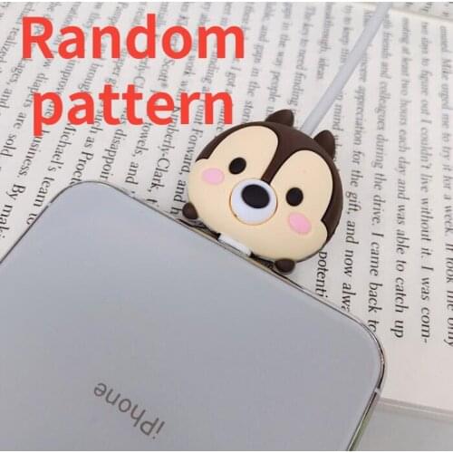 Wonderlife Cute Cartoon Animal Cable Bite Phone Charger Cable Protector Cord Data Line Cover Decorate Smartphone