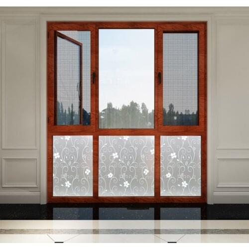 Window Sticker Privacy Protection Self Adhesive Home Decor Glass Stickers For Bathroom Living Room Home Decorative Films