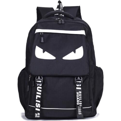 2020 New Product Cartoon Eyes School Backpack Travel Camp Roomy Fashion Casual Unisex Shoulders Bags