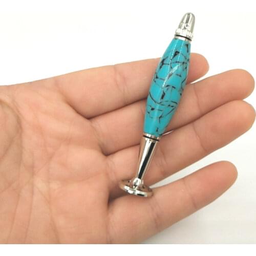 New Pocket 3in1 Blue Brass Cleaner Cleaning Tool Reamers Tamper For Tobacco Pipe Smoke Smoking Accessories M0231