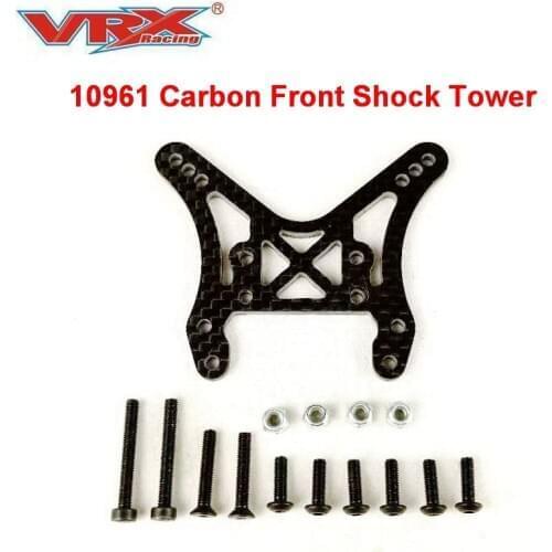 RC car upgrade parts,VRX 10961 Carbon Front Shock Tower,Fit 1/10 scale VRX Racing 4WD RC Car,RC model car accessories