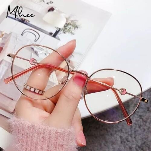 0,-0.5~-4.0 New Anti-Blue Myopia Eyeglasses Female Student Gaming Large Eyeglasses Myopia Sunglasses Computer Glasses Frame
