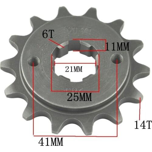 520 14T 15T Motorcycle Front Sprocket For Honda NSR250 1986-1987 NSR250 MC28 1990-1993 VT250 1983-1988 VTR250 1988 NS250 MC11