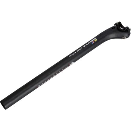 2020 Carbon Fiber Bicycle Seatpost MTB Seat Post Road Bike SeatPost Offset 20mm Bicycle Parts 27.2/30.8/31.6*350/400mm