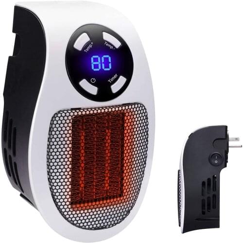220V 500W Portable Electric Heater Mini Fan Space Heater Handy Air Heater Warmer Fan Desktop Household Wall Heating Stove