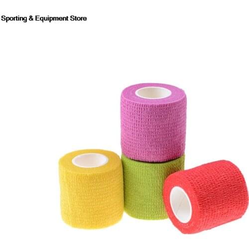 450x5cm Non Woven Fabric Adhesive Bandage Wrap Self-Adhering Bandage Wraps Elastic Handguard First Aid Tape Stretch
