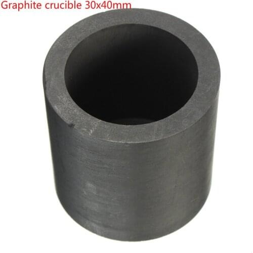 30x40mm 1 pure graphite crucible cup propane torch, melting gold, silver and copper new