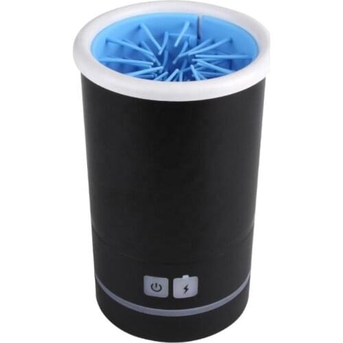 Pet Grooming Products Automatic Dog Paw Cleaner Pet Cat Foot Washer Cup with USB Charging & Colorful LED Light